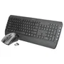 Trust TECLA-2 Teclado y Ratón Inalámbrico Negro